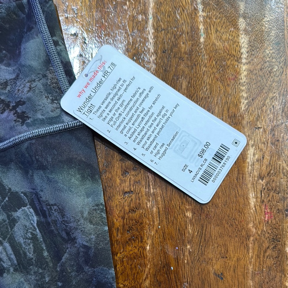 lululemon athletica Wunder Under HR 7/8 Tight - Picture 2 of 4